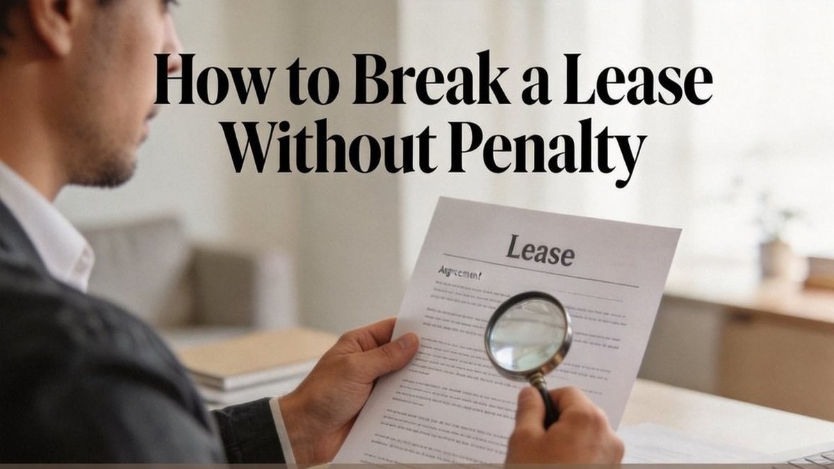 How to Break a Lease Without Penalty