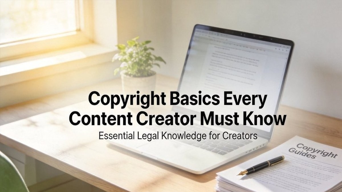 Copyright Basics Every Content Creator Must Know