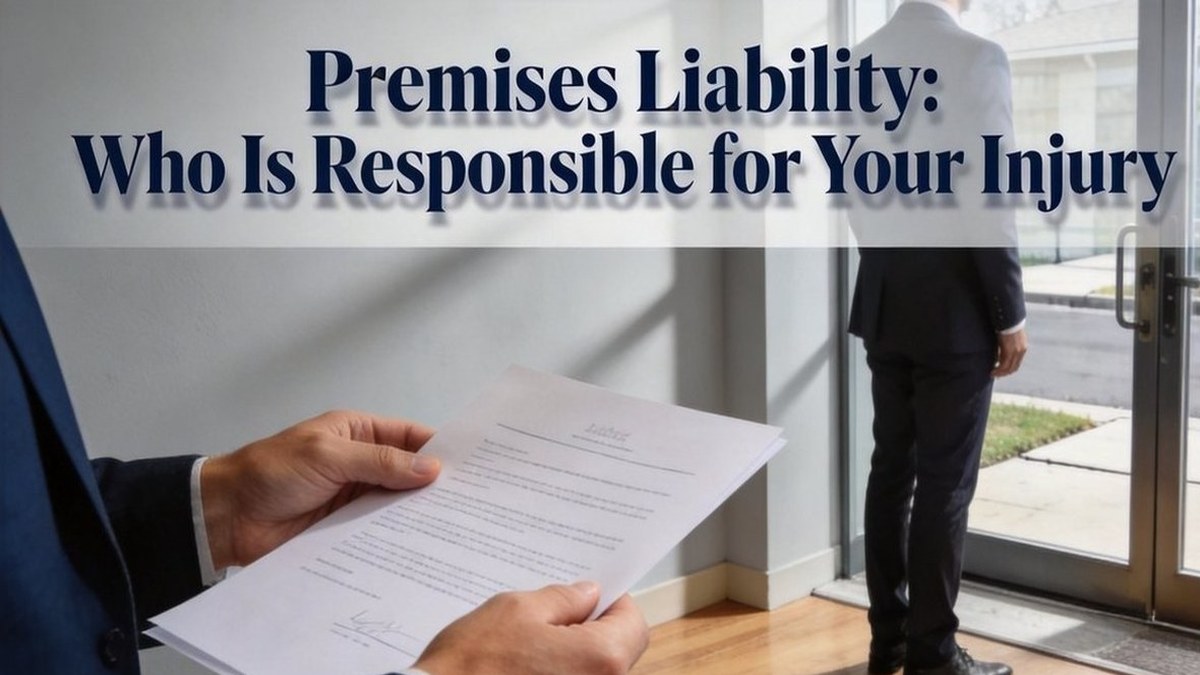 Premises Liability: Who Is Responsible for Your Injury