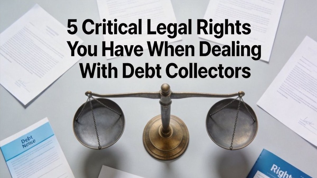 5 Critical Legal Rights You Have When Dealing With Debt Collectors
