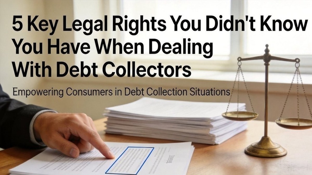 5 Key Legal Rights You Didn't Know You Have When Dealing With Debt Collectors