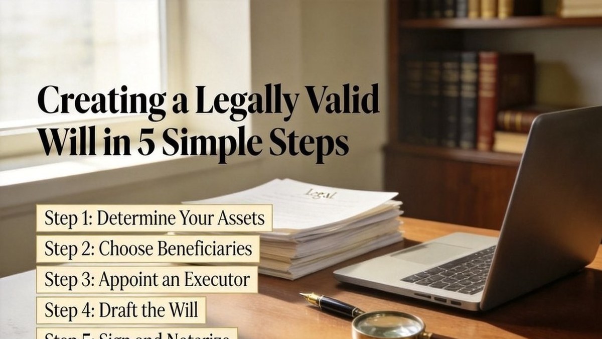 Creating a Legally Valid Will in 5 Simple Steps